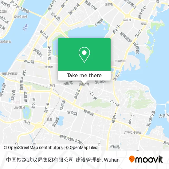 中国铁路武汉局集团有限公司-建设管理处 map