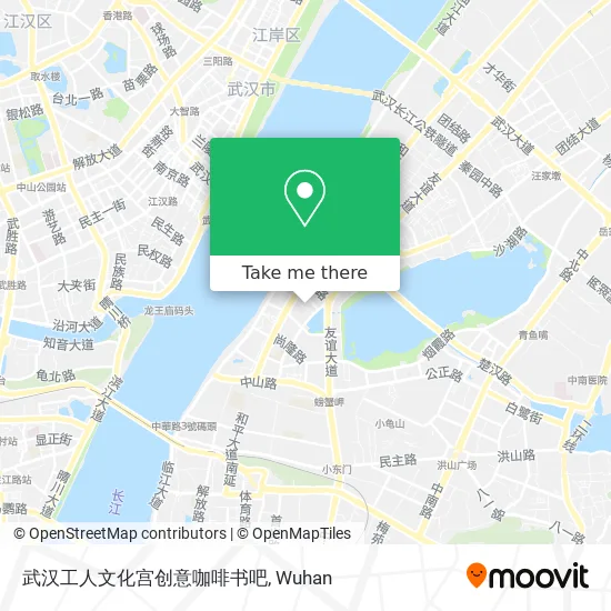 武汉工人文化宫创意咖啡书吧 map