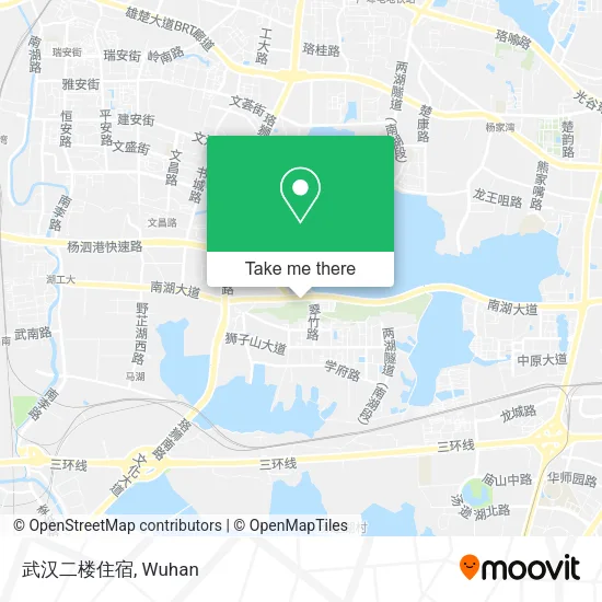 武汉二楼住宿 map
