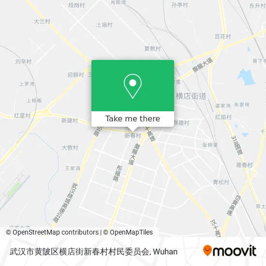 武汉市黄陂区横店街新春村村民委员会 map