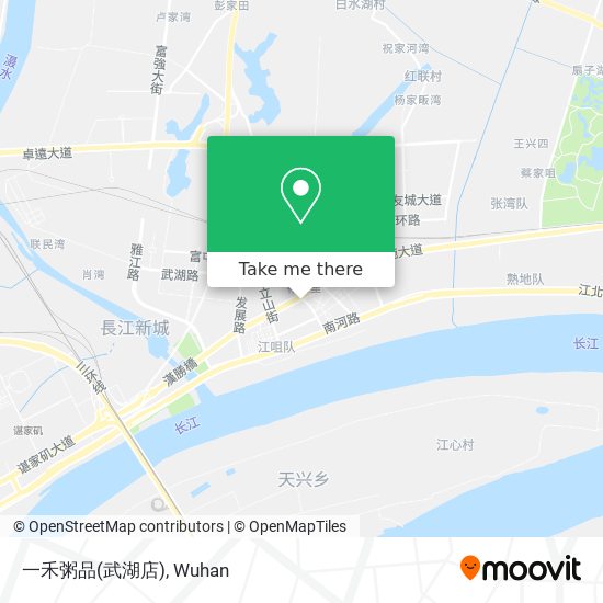 一禾粥品(武湖店) map