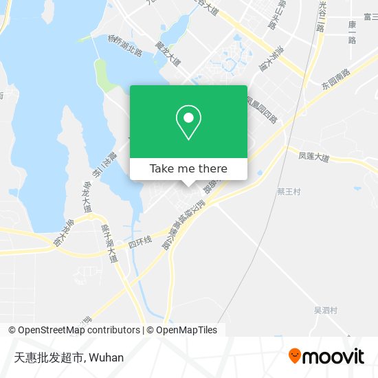 天惠批发超市 map