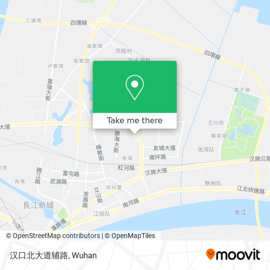 汉口北大道辅路 map
