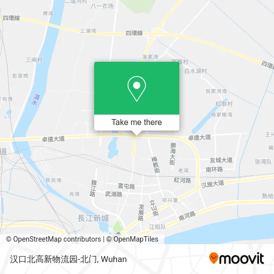 汉口北高新物流园-北门 map