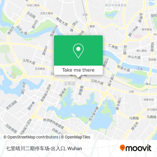 七里晴川二期停车场-出入口 map