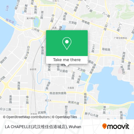LA CHAPELLE(武汉维佳佰港城店) map