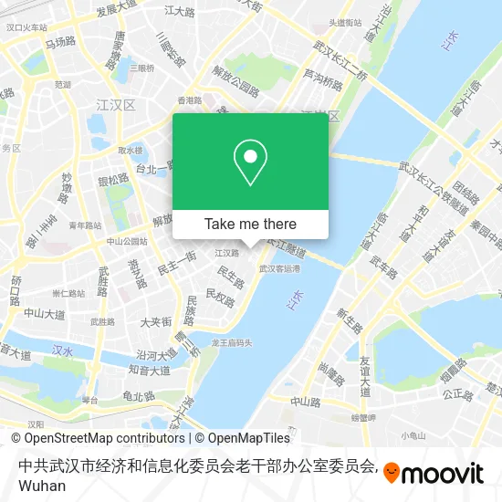 中共武汉市经济和信息化委员会老干部办公室委员会 map