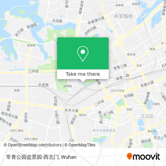常青公园盆景园-西北门 map