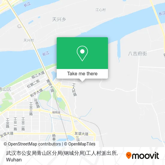 武汉市公安局青山区分局(钢城分局)工人村派出所 map