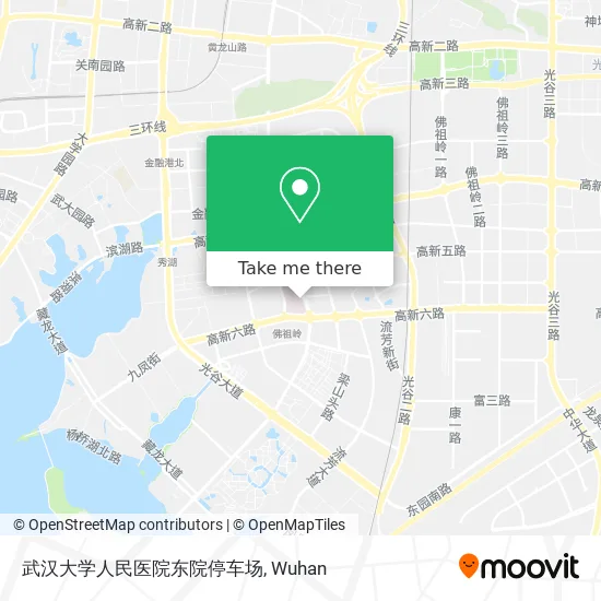 武汉大学人民医院东院停车场 map