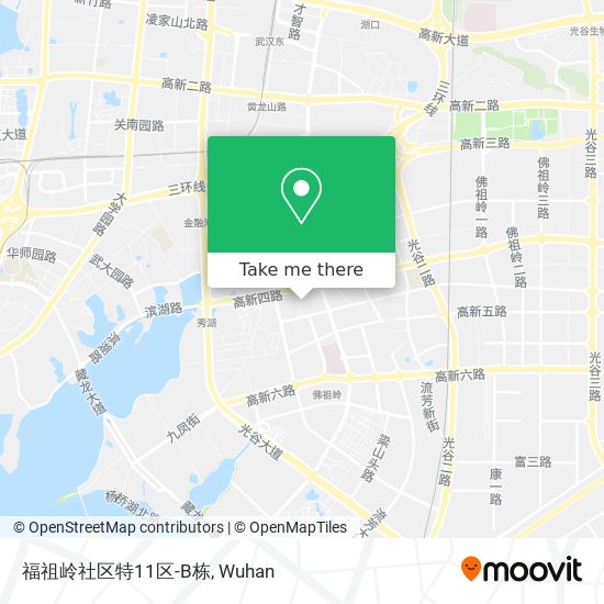 福祖岭社区特11区-B栋 map