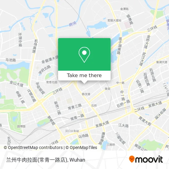 兰州牛肉拉面(常青一路店) map