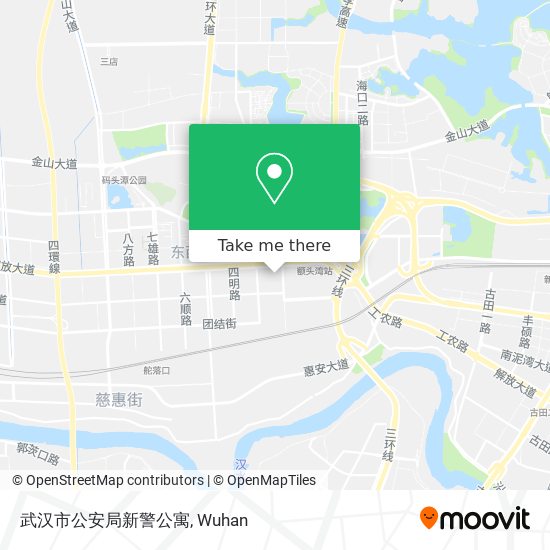 武汉市公安局新警公寓 map