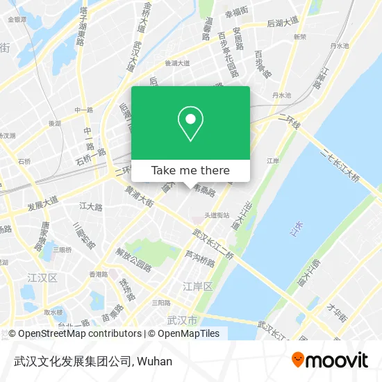 武汉文化发展集团公司 map