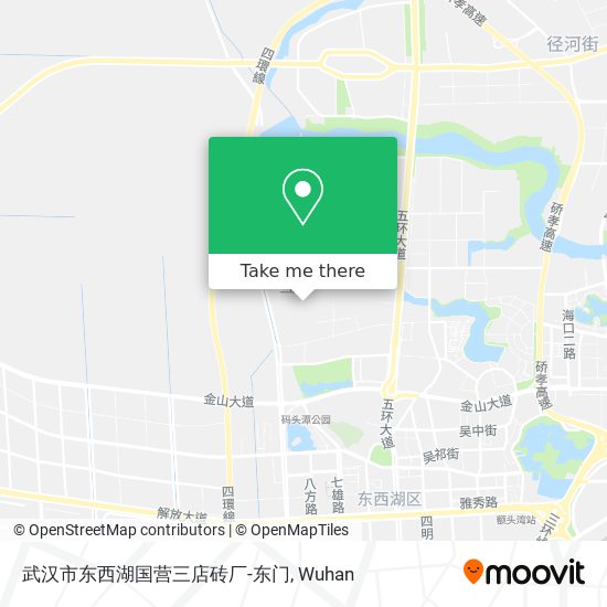 武汉市东西湖国营三店砖厂-东门 map