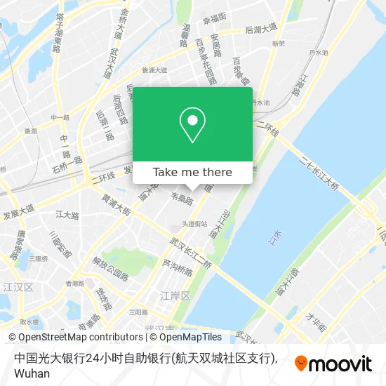 中国光大银行24小时自助银行(航天双城社区支行) map