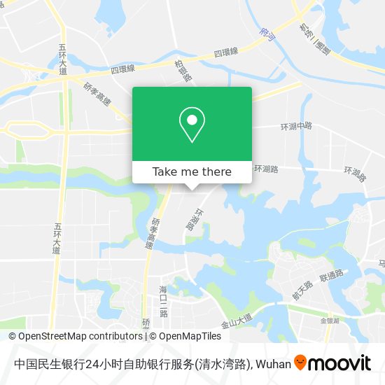 中国民生银行24小时自助银行服务(清水湾路) map
