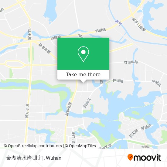 金湖清水湾-北门 map