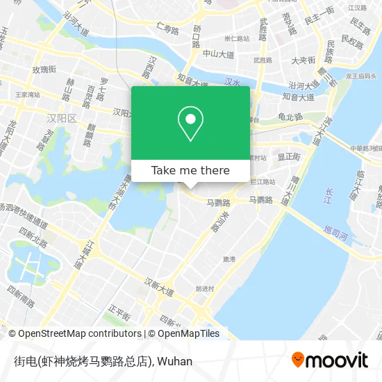 街电(虾神烧烤马鹦路总店) map