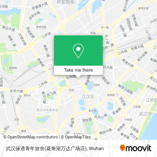 武汉缘遇青年旅舍(菱角湖万达广场店) map