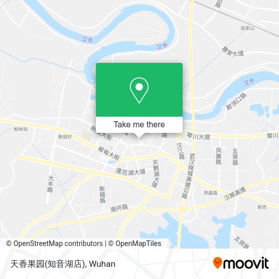 天香果园(知音湖店) map