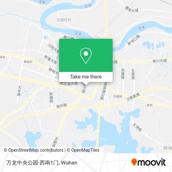 万龙中央公园-西南1门 map