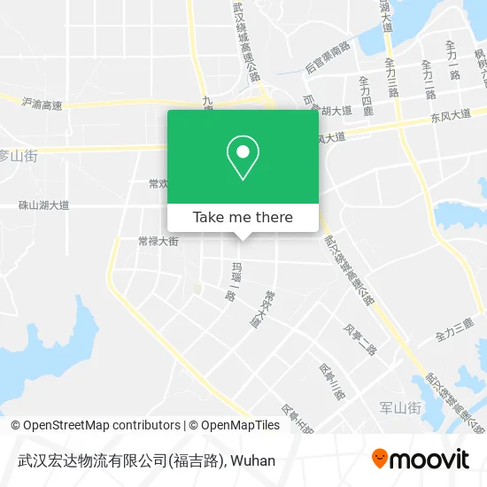 武汉宏达物流有限公司(福吉路) map