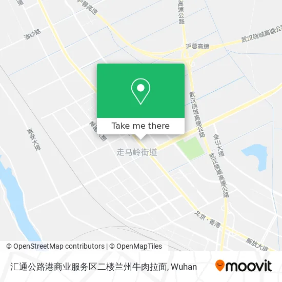 汇通公路港商业服务区二楼兰州牛肉拉面 map