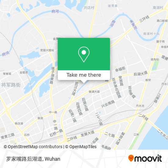 罗家嘴路后湖道 map