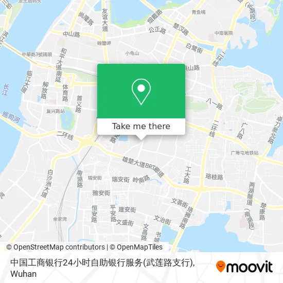 中国工商银行24小时自助银行服务(武莲路支行) map