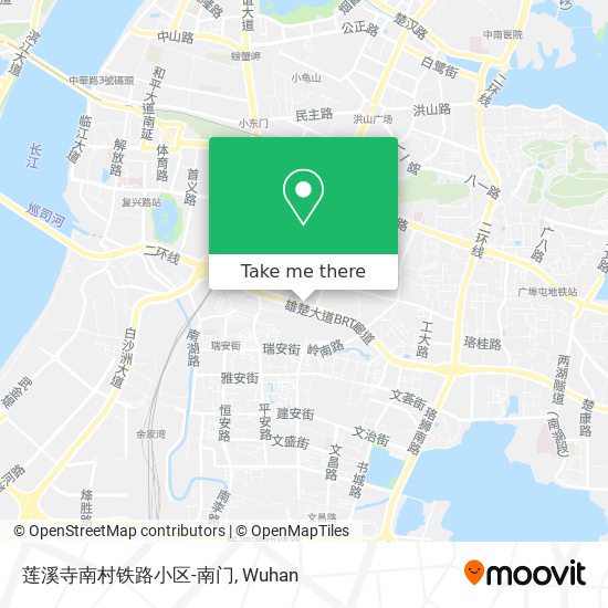 莲溪寺南村铁路小区-南门 map