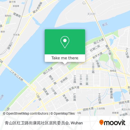 青山区红卫路街康苑社区居民委员会 map