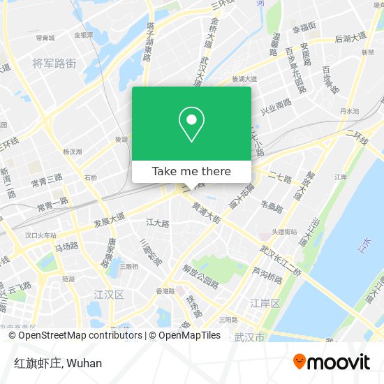 红旗虾庄 map