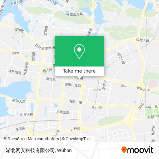 湖北网安科技有限公司 map