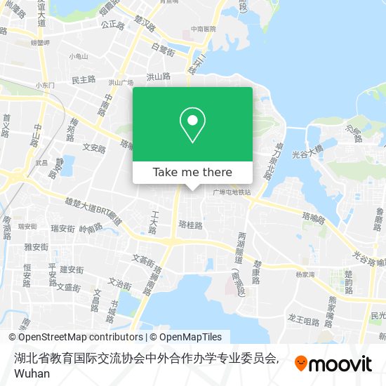 湖北省教育国际交流协会中外合作办学专业委员会 map