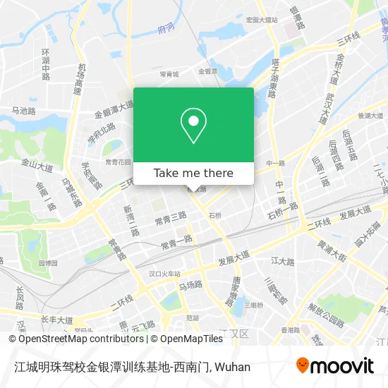 江城明珠驾校金银潭训练基地-西南门 map