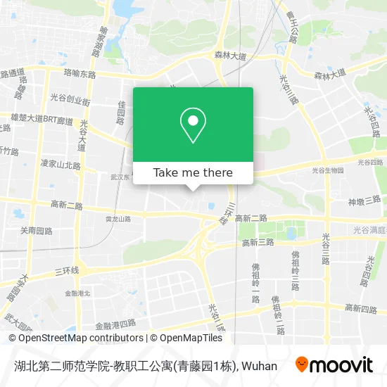湖北第二师范学院-教职工公寓(青藤园1栋) map
