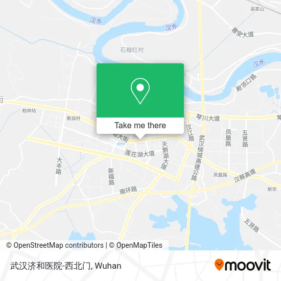 武汉济和医院-西北门 map