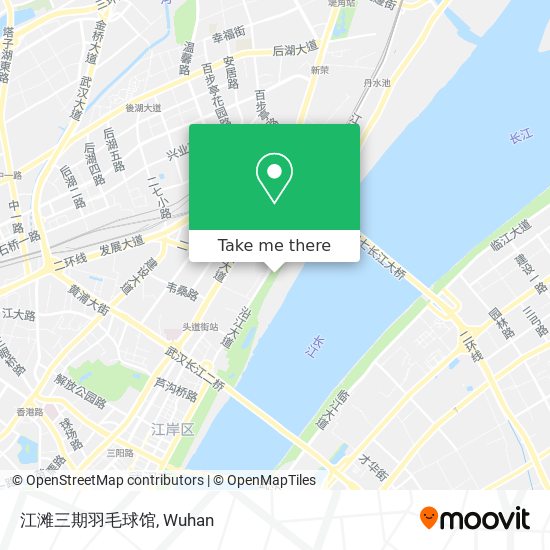 江滩三期羽毛球馆 map