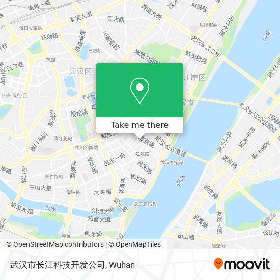 武汉市长江科技开发公司 map