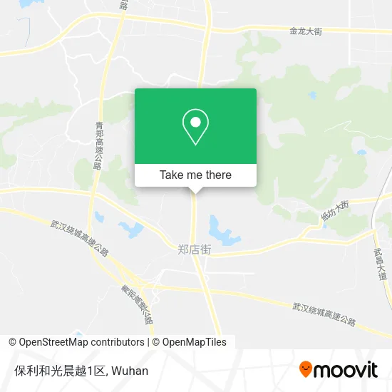 保利和光晨越1区 map
