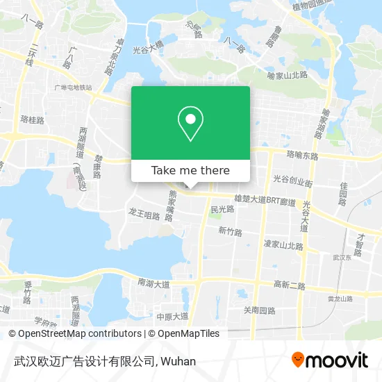 武汉欧迈广告设计有限公司 map