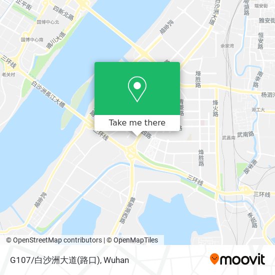 G107/白沙洲大道(路口) map