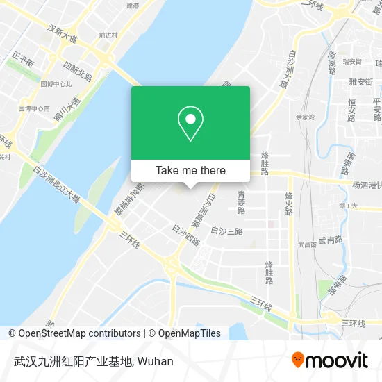 武汉九洲红阳产业基地 map