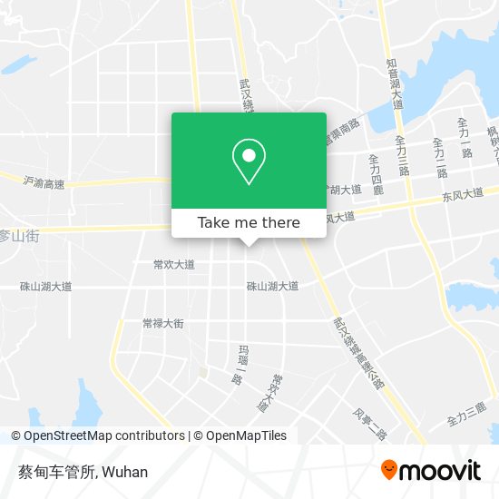 蔡甸车管所 map