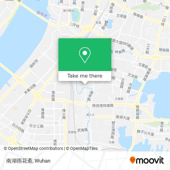 南湖雨花斋 map
