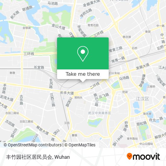 丰竹园社区居民员会 map