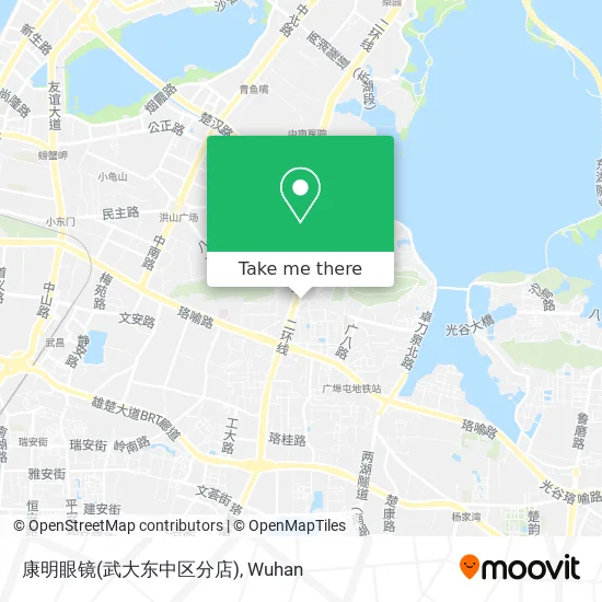 康明眼镜(武大东中区分店) map