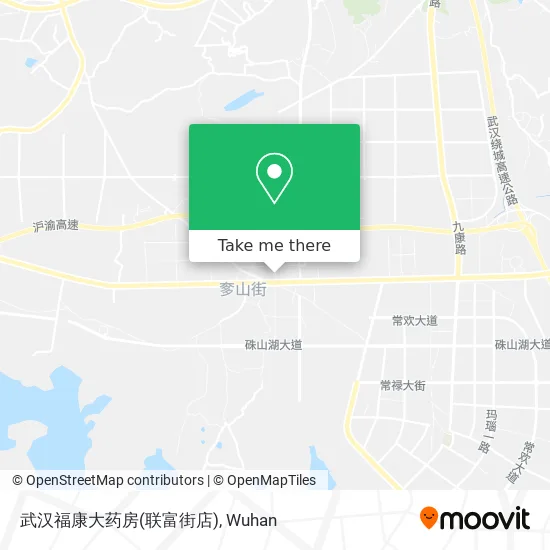 武汉福康大药房(联富街店) map