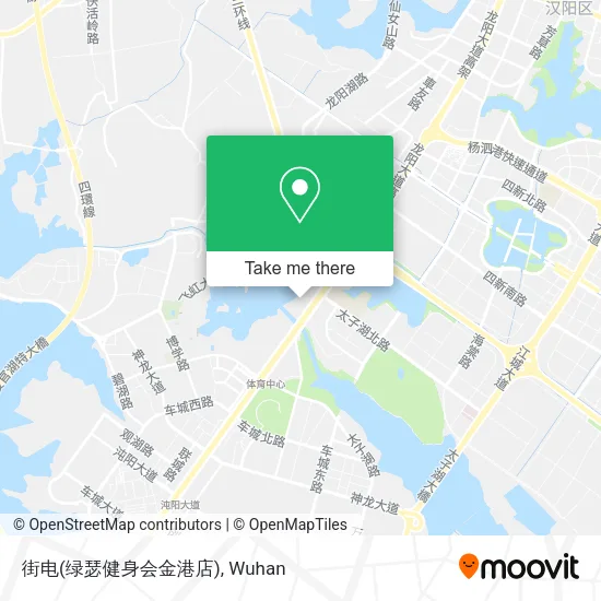 街电(绿瑟健身会金港店) map